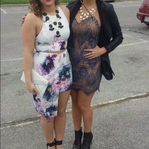 Unique paint splatter dress